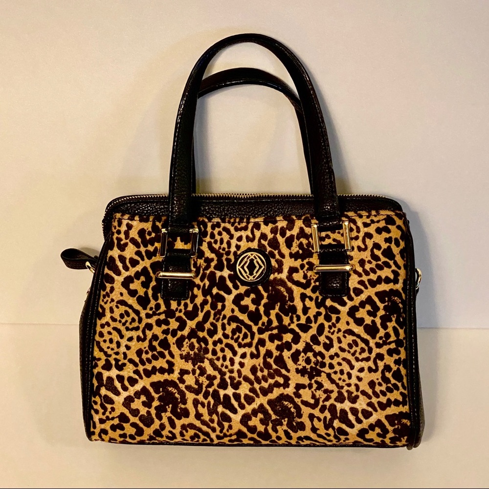 Kate Landry Leopard Crossbody Purse Handbag